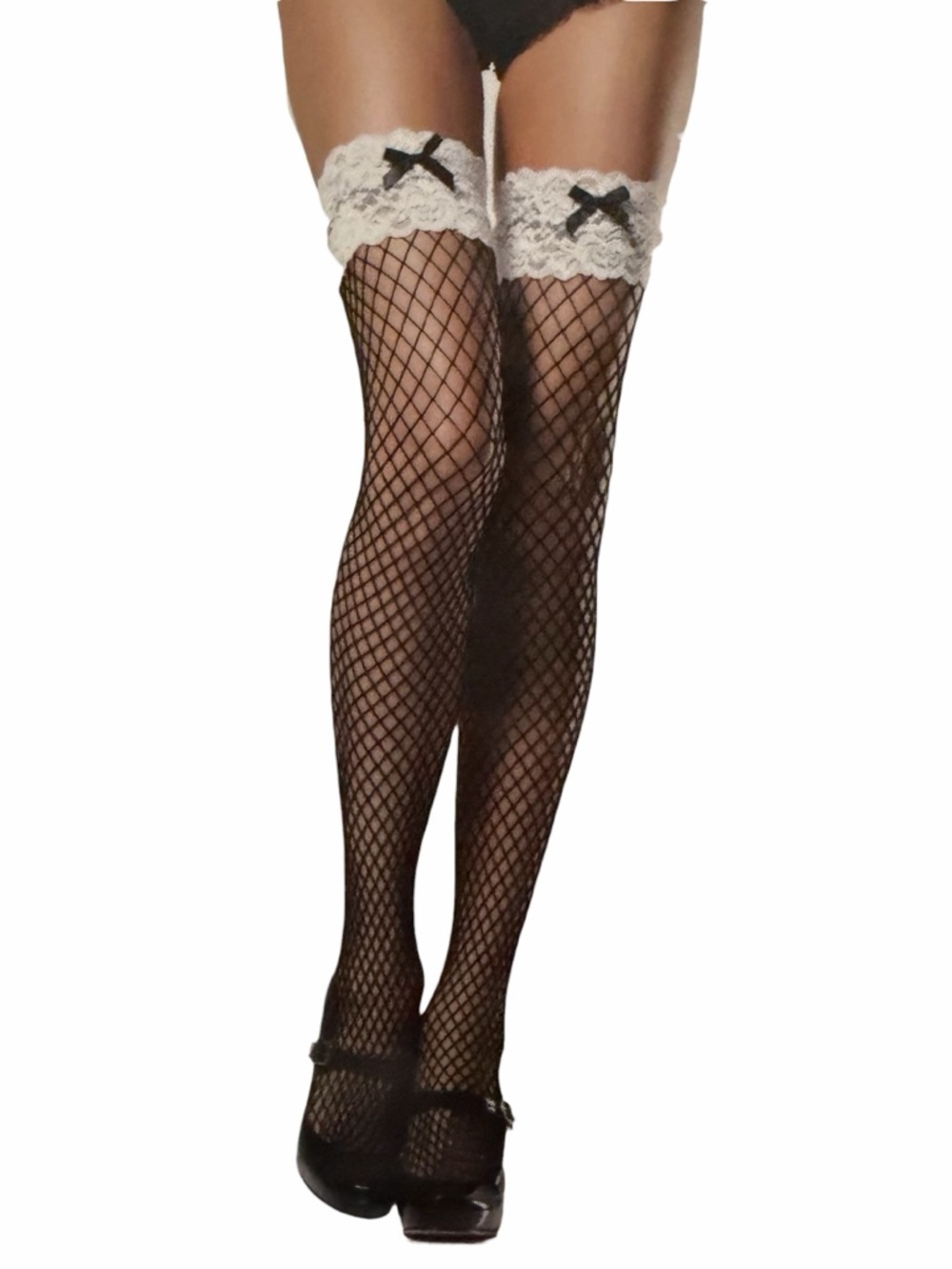 Leg Avenue Thigh High OS Fishnet Playful Exchange #9316